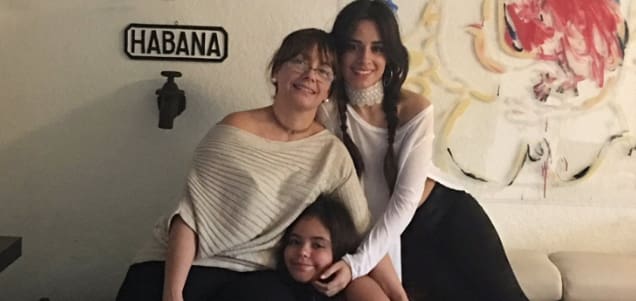 Her father's name is Alejandro Cabello, her mother's name is Sinuhe Cabello, she has a younger sister named Sofia Cabello.