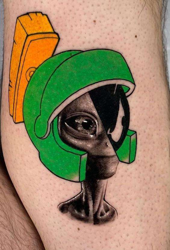 Marvin the Martian tattoo