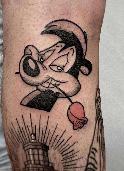 Pepe Le Pew tattoo