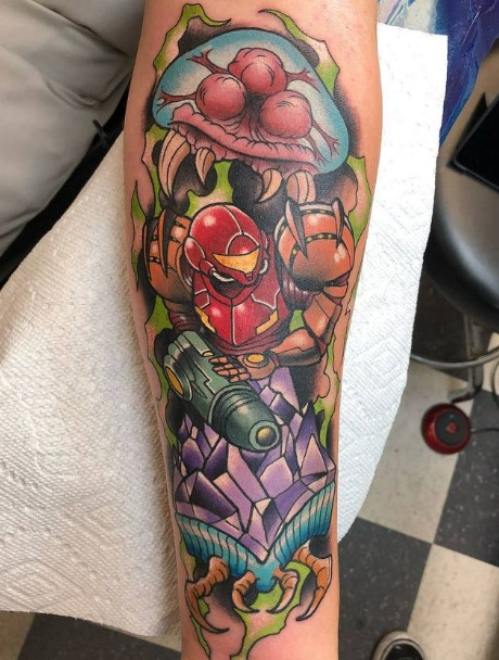 Metroid Prime Tattoo
