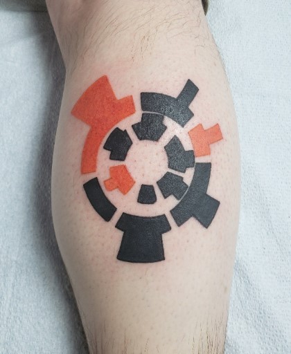 Metroid Prime Tattoo logo