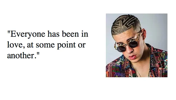 Bad Bunny quotes