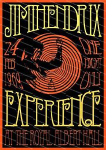 Jimi Hendrix Concert Posters (50 Posters) 9 Concert posters of jimi hendrix