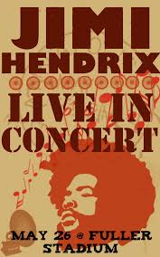 Jimi Hendrix Concert Posters (50 Posters) 8 Concert posters of jimi hendrix
