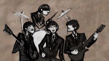 Best Beatles Drawings and Paintings (41 images Beatles Art)