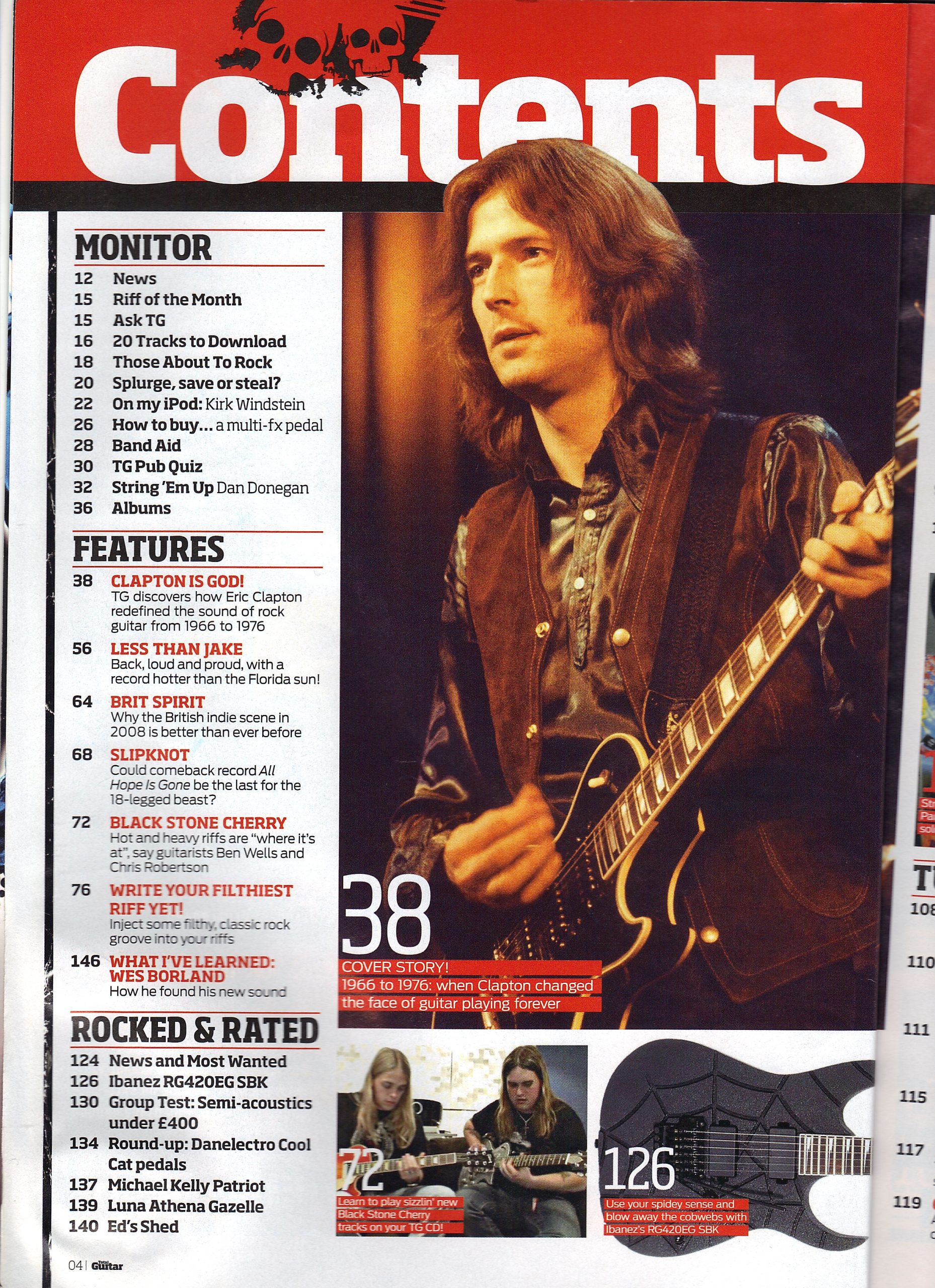 Eric Clapton Magazine Covers (46 Magazine Covers) 21 Eric Clapton Magazine Covers