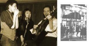 21 january Cafe Wha - early 1961 with Karen Dalton & Fred Neil - by Fred McDarrah