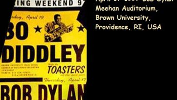 April 17 1997 Bob Dylan - Meehan Auditorium, Brown University, Providence, RI, USA