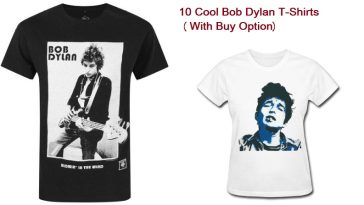 10 Cool Bob Dylan T-Shirt Designs (With Buy Option)
