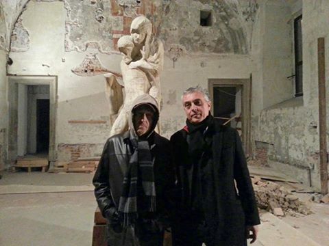 Bob Dylan Snapshots June 2016 11 4-Bob Dylan (2013), with the city councilor for culture, Stephano Boeri