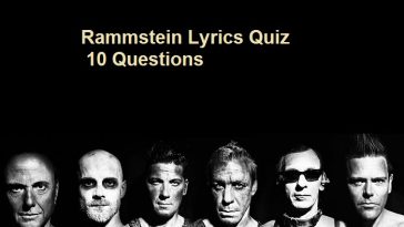 Rammstein Lyrics Quiz - 10 Questions
