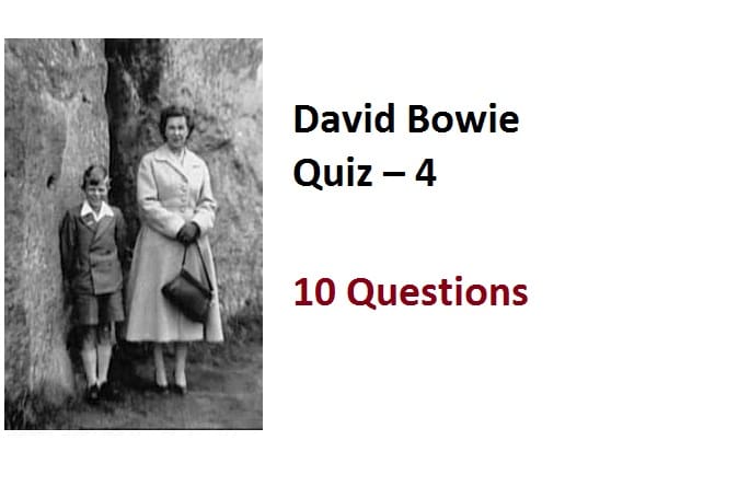 David Bowie Quiz – 4