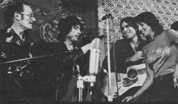 Mike Porco, Bob Dylan, Eric Andersen, Joan Baez, Oct 23, 1975