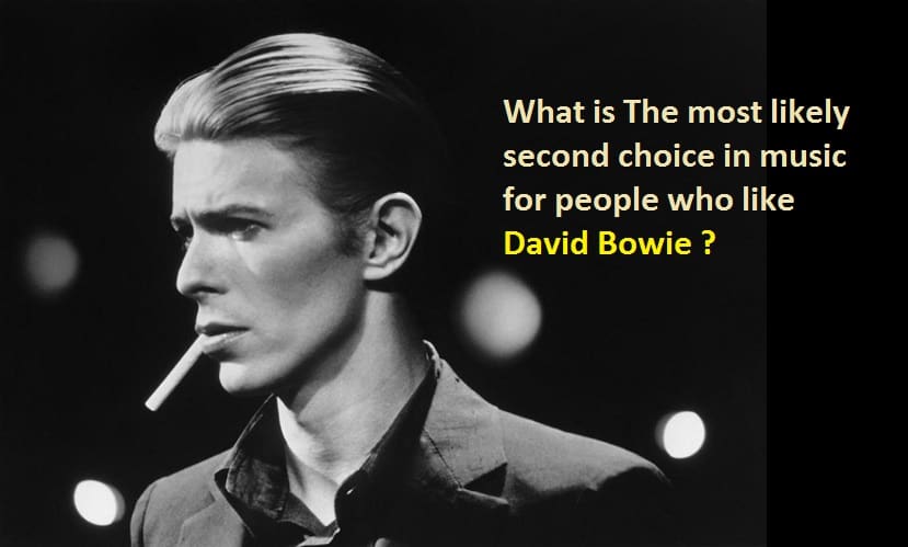 What is The most likely second choice in music for people who like David Bowie?