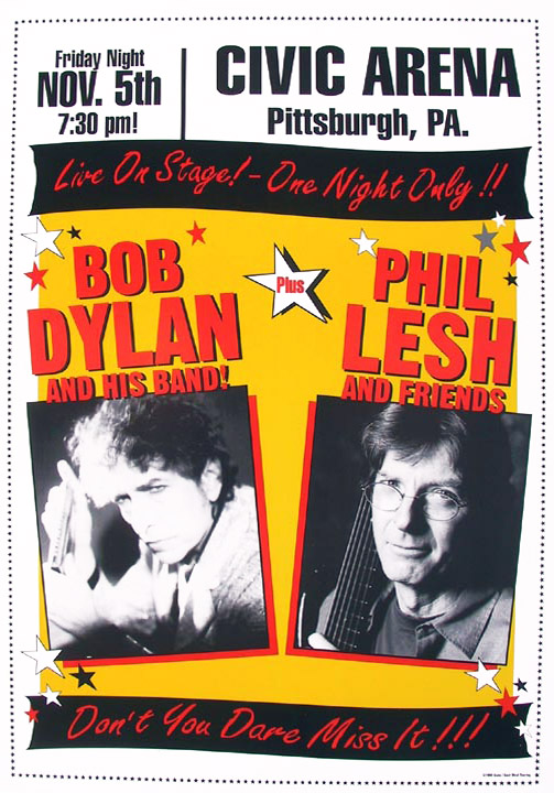 November 5 , 1999 - Bob Dylan Civic Center Pittsburgh,Concert Video 2 November 5 , 1999 - Bob Dylan Civic Center Pittsburgh