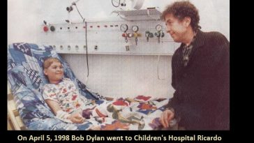 On April 5, 1998 Bob Dylan Visited Children's Hospital