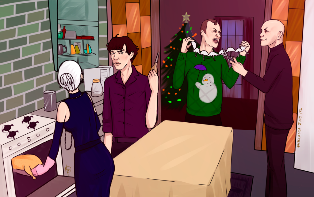 20 Lovely Sherlock Christmas Images and Gifs 16 sherlock christmas15