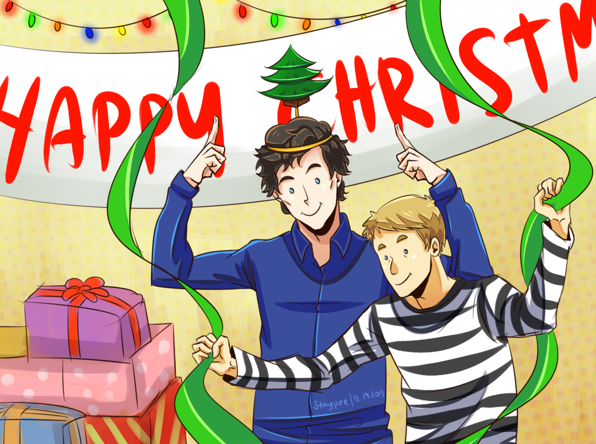 20 Lovely Sherlock Christmas Images and Gifs 19 sherlock christmas18