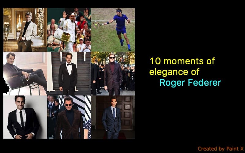 10 moments of elegance of Roger Federer