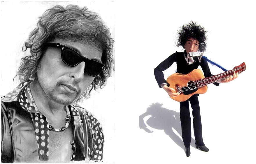 Bob Dylan Art Works February 2017 (10 Art Works by Paul Best)