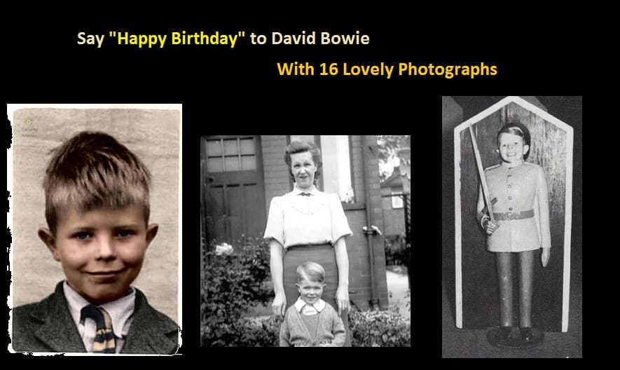 January 8 – 1947 – Happy Birthday David Bowie (19 Childhood Photographs)