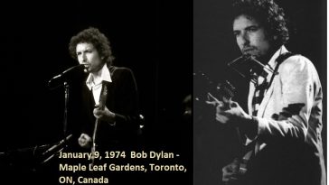 January 9, 1974 Bob Dylan - Maple Leaf Gardens, Toronto, ON, Canada