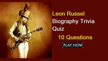 Leon Russel Biography Trivia Quiz