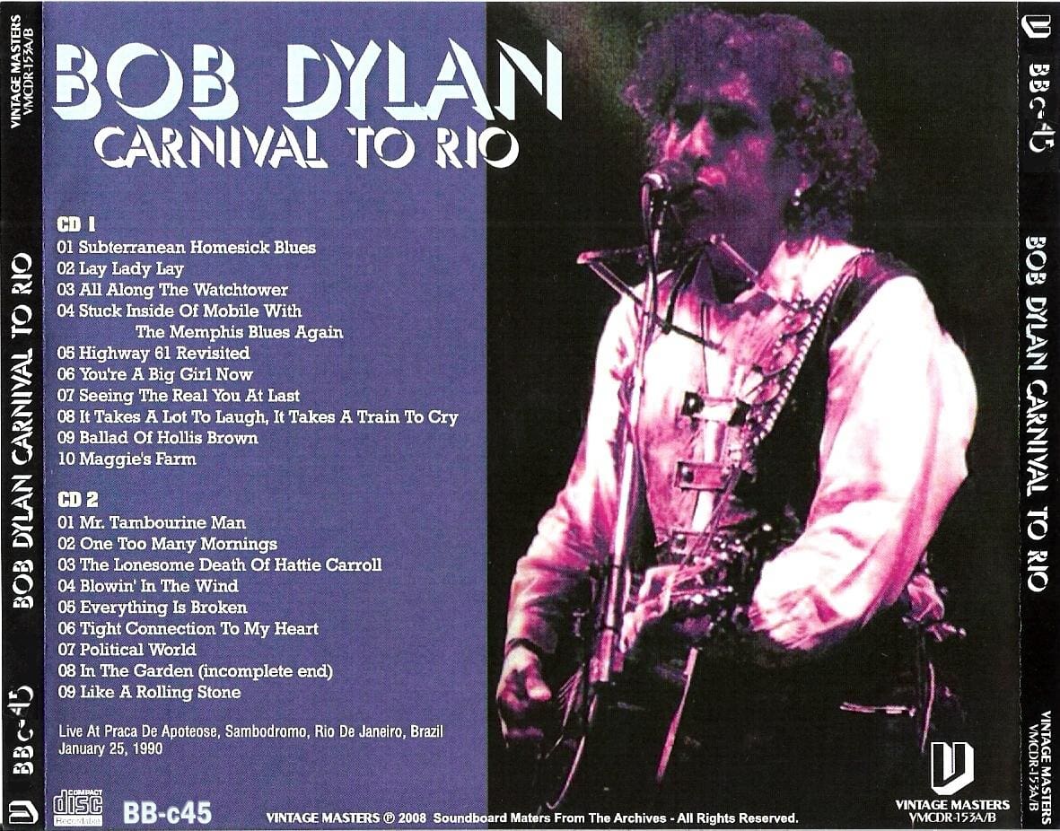 Bob Dylan - January 25 1990 - Carnival to Rio De Janeiro, Brazil - (Full Concert) 14 Bob Dylan - January 25 1990 - Carnival to Rio De Janeiro, Brazil - (Full Concert)