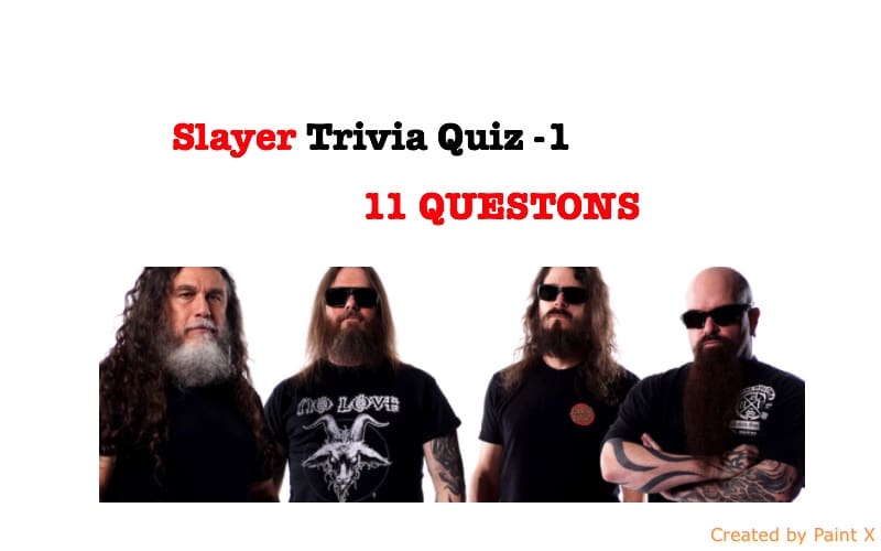 Slayer Trivia Quiz 1