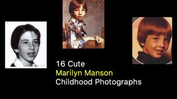 16 Cute Marilyn Manson Childhood Photographs