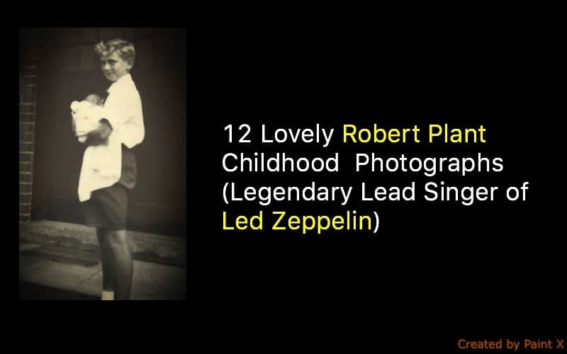 12 Lovely Robert Plant Childhood Photographs Legendary Lead Singer of Led Zeppelin