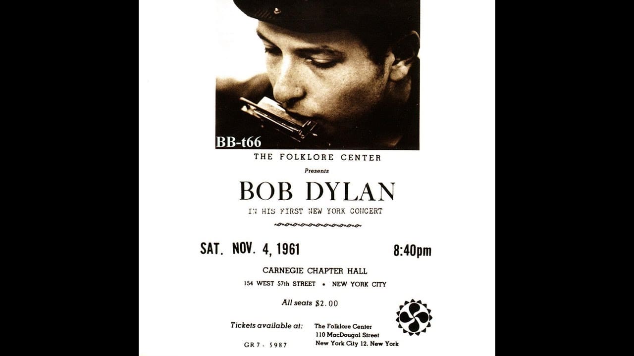 Bob Dylan Carnegie Hall 4 november