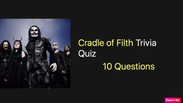 Cradle of Filth Trivia Quiz
