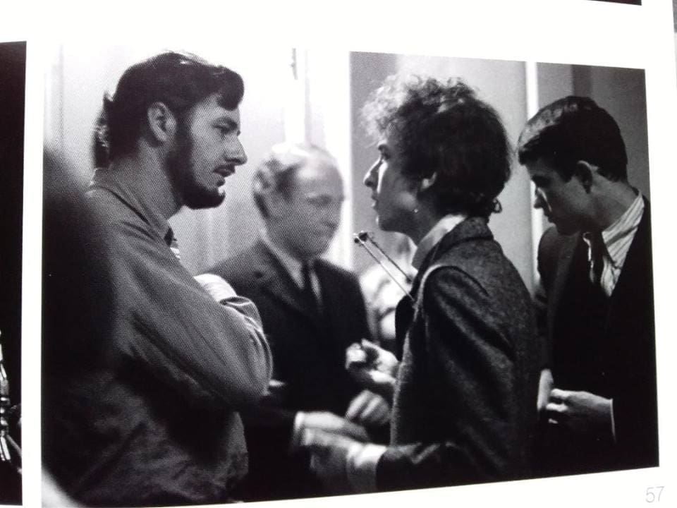 Paul Clayton or Nat Hentoff talking with Bob Dylan 1 Paul Clayton or Nat Hentoff talking with Bob Dylan