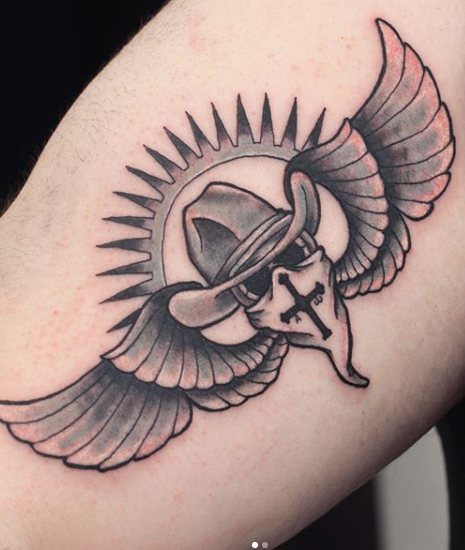 Poulsen tattoos michael volbeat Mørkets hjerte