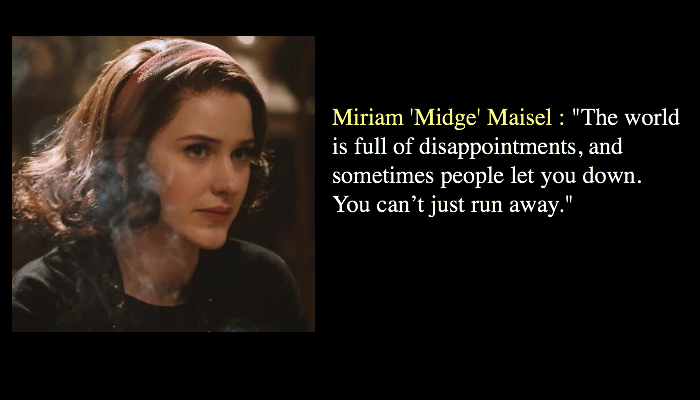 The Marvelous Mrs. Maisel Miriam 'Midge' Maisel