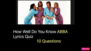 How Well Do You Know ABBA Lyrics Quiz