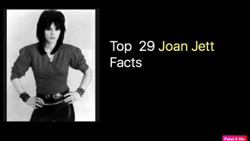 Top 29 Joan Jett Facts