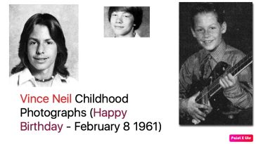 Vince Neil Childhood Photographs (Happy Birthday - February 8 1961)
