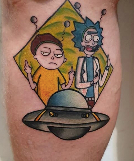 Tattoo Designs RickMortyBobsBurgers Mashup on Behance