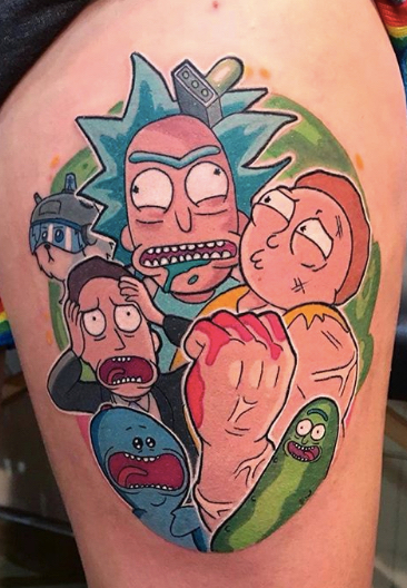 Rick and Morty Tattoo