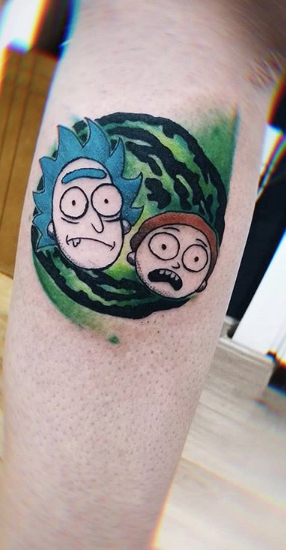 Rick and Morty Tattoo
