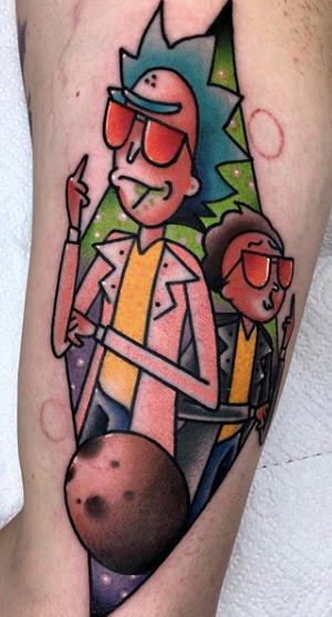 Rick and Morty Tattoo