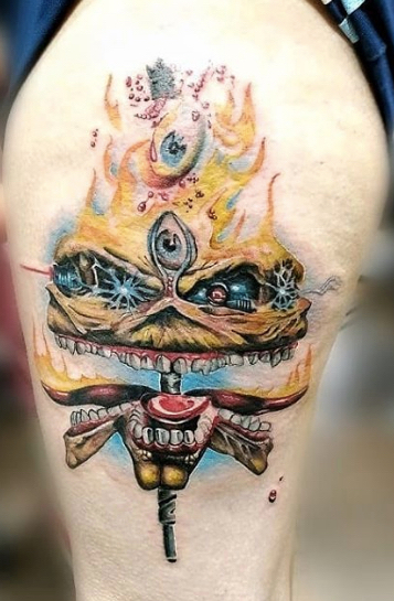 Iron Maiden Fan Tattoo