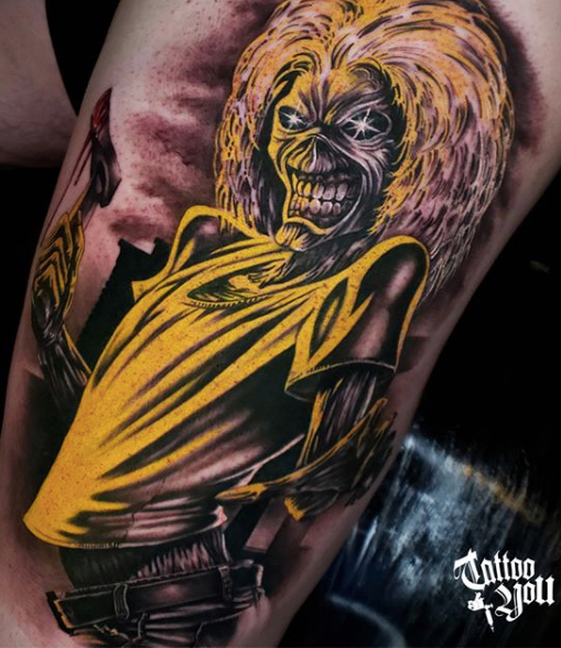 Update more than 62 eddie iron maiden tattoo  thtantai2