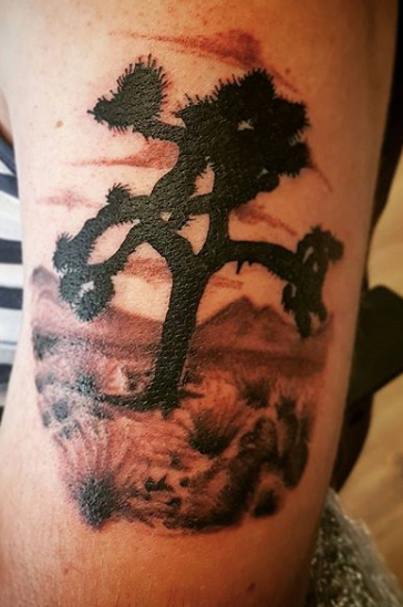 Realism Joshua Tree Tattoo Idea  BlackInk