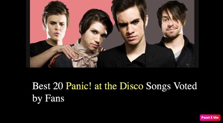 Best 20 Panic! at the Disco Songs Voted by Fans - NSF News