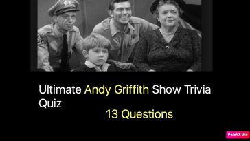 Ultimate Andy Griffith Show Trivia Quiz