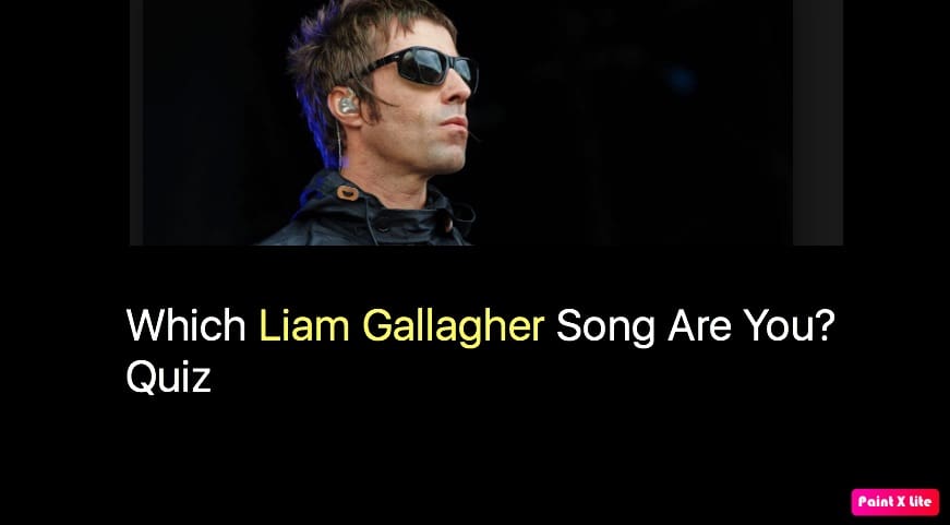 Which Liam Gallagher Song Are You? Quiz 1 Which Liam Gallagher Song Are You? Quiz