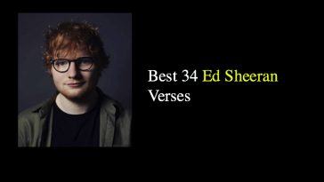 Best 34 Ed Sheeran Verses